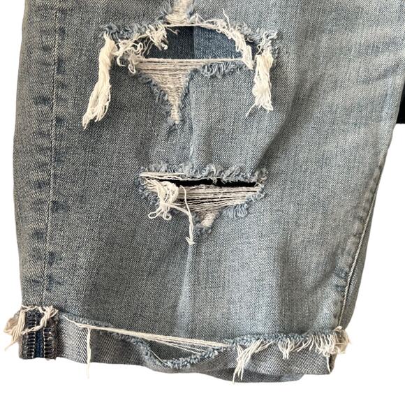 Abercrombie & Fitch Denim Distressed  Jean Shorts Men Size 30 - Picture 3 of 9